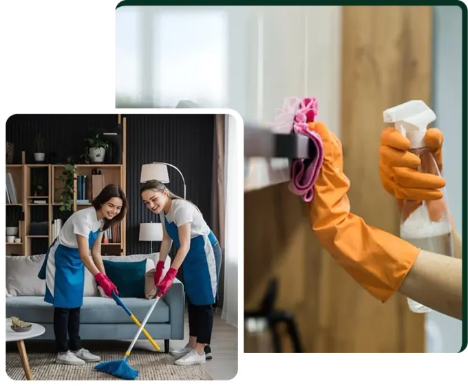 Helpers Now cleaning team